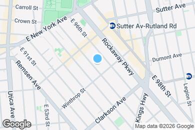 Map image of the property - 151 E 95th St