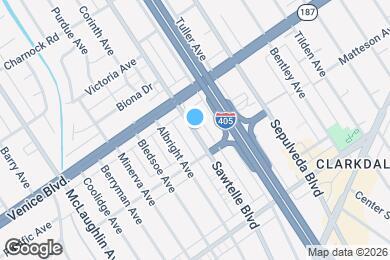 Map image of the property - 3839 Sawtelle Blvd