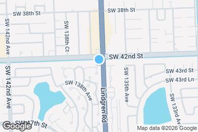 Map image of the property - 4205 SW 137th Ct
