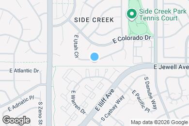 Map image of the property - 18856 E Utah Cir
