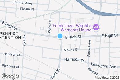Map image of the property - 1001 E High St