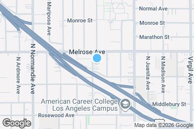 Map image of the property - 648 N Heliotrope Dr