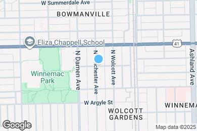 Map image of the property - 1934 W Winona St