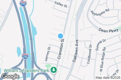 Map image of the property - 2381 Cranston St
