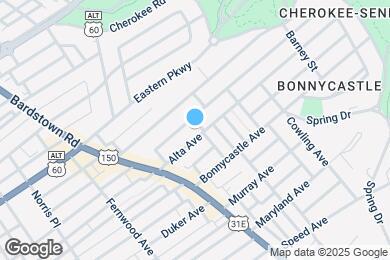 Map image of the property - 2051 Alta Ave