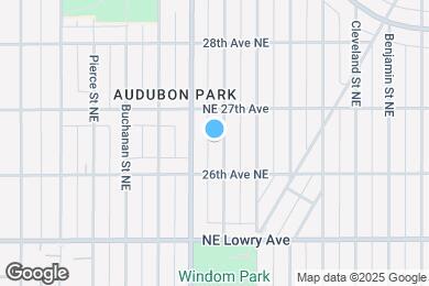 Map image of the property - 2628 Ulysses St NE