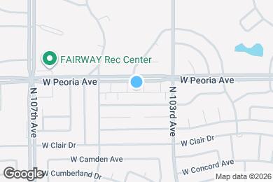 Map image of the property - 10357 W Peoria Ave