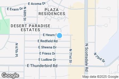 Map image of the property - 7012 E Redfield Rd