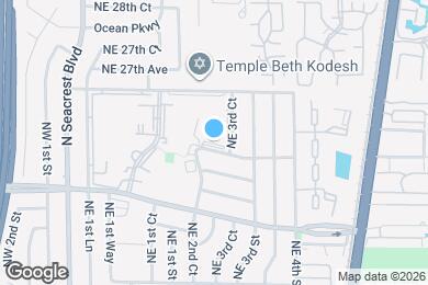 Map image of the property - 2601 NE 3rd Ct