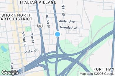 Map image of the property - 727 N 4th St