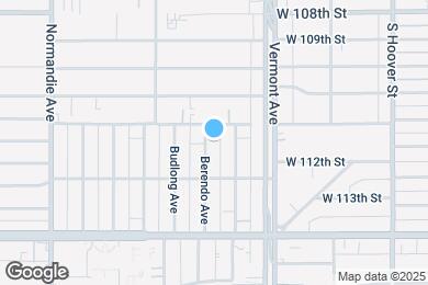Map image of the property - 11116 Berendo Ave