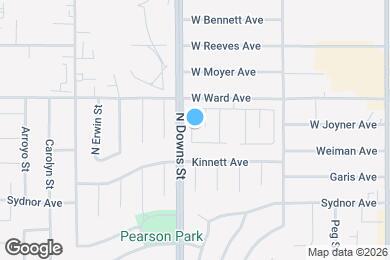 Map image of the property - 801 W Ward Ave
