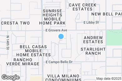 Map image of the property - 17610 N 17th Pl