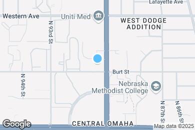 Map image of the property - Furnished Studio-Omaha - West