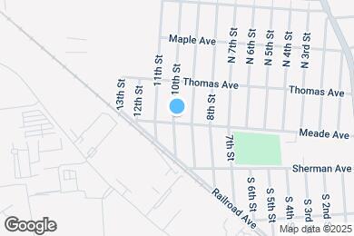 Map image of the property - 100 Meade Ave