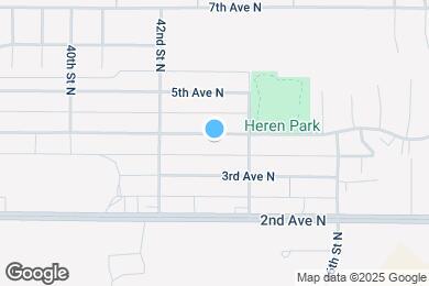 Map image of the property - 4236 4th Ave N
