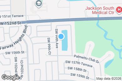 Map image of the property - 15445 SW 99th Ave