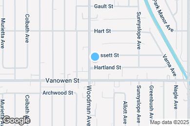 Map image of the property - 6844 Woodman Ave