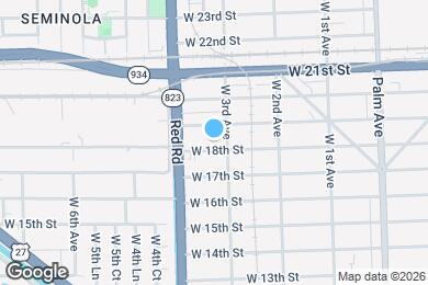 Map image of the property - 325 W 18th St