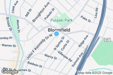 Map image of the property - 149 E Passaic Ave