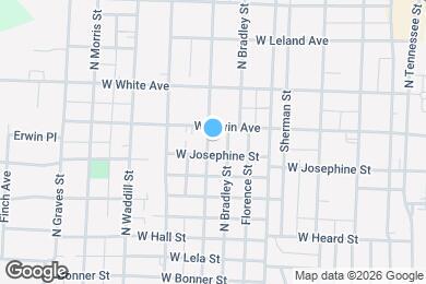 Map image of the property - 1210 N Oak St