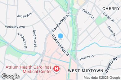 Map image of the property - 1337 E Morehead St