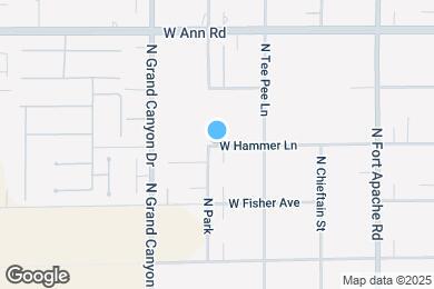 Map image of the property - 9486 W Hammer Ln