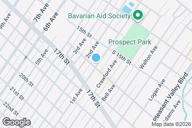 Map image of the property - 1534 1st Ave