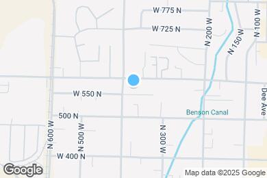 Map image of the property - 375 W 550 N