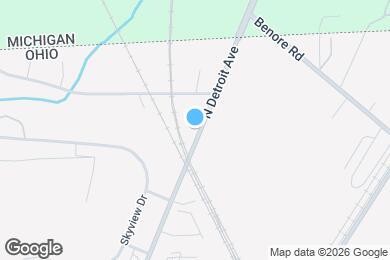 Map image of the property - 6105 N Detroit Ave