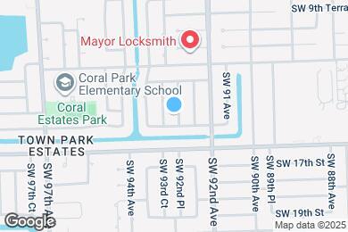 Map image of the property - 1424 SW 92nd Pl