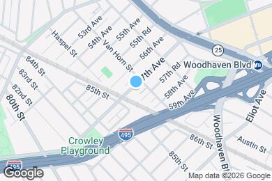 Map image of the property - 85-24 57th Ave