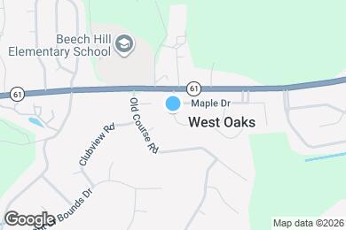 Map image of the property - 161 Sweetgum Drive