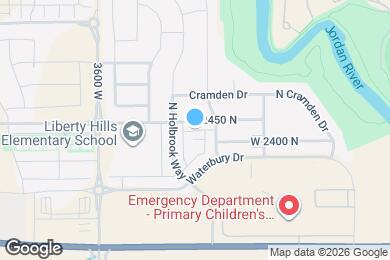 Map image of the property - 3282 W 2430 N