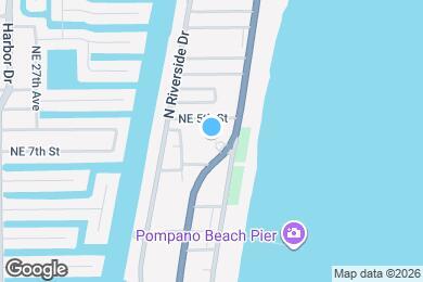 Map image of the property - 405 N Ocean Blvd