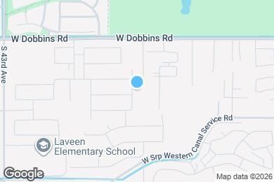 Map image of the property - 9415 S 39th Dr