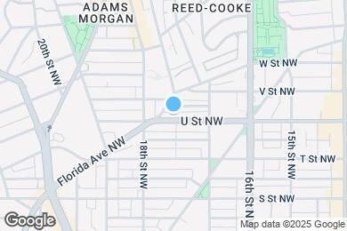Map image of the property - 1751 U St NW