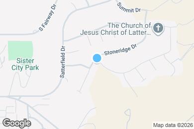 Map image of the property - 1390 Stoneridge Dr