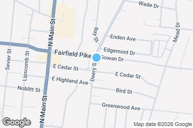 Map image of the property - 836 Deery St