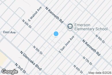 Map image of the property - 631 E Cypress Ave