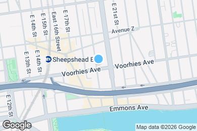 Map image of the property - 1901 Voorhies Ave