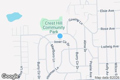 Map image of the property - 1811 Inner Cir Dr