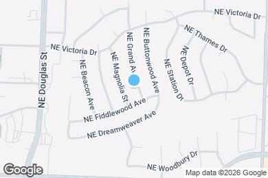 Map image of the property - 1208 NE Grand Ave