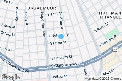Map image of the property - 4205 S Prieur St