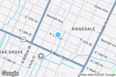 Map image of the property - 1300 S Lyerly St