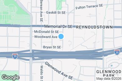 Map image of the property - 345 Chastain St SE