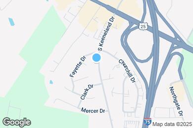 Map image of the property - 206 S Keeneland Dr