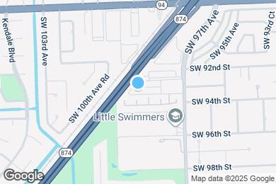 Map image of the property - 9823 SW 93rd Ter