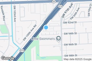 Map image of the property - 9823 SW 93rd Terrace