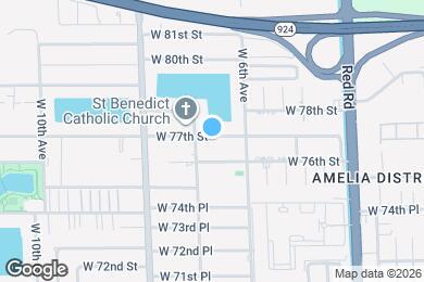 Map image of the property - 670 W 77th St